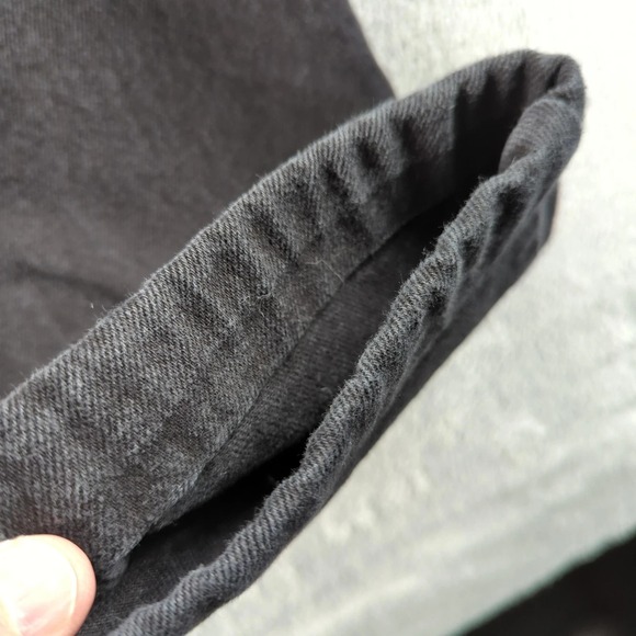 Vintage Levis Jeans Mens 36 (Fits 36x30) Black Faded 505 Slim Straight Denim Y2K - Picture 11 of 13